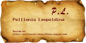 Pellionis Leopoldina névjegykártya